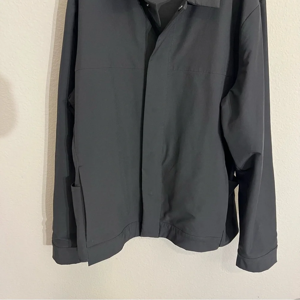 BYLT men’s district jacket black stretch classic size XL snap button up - Picture 9 of 16